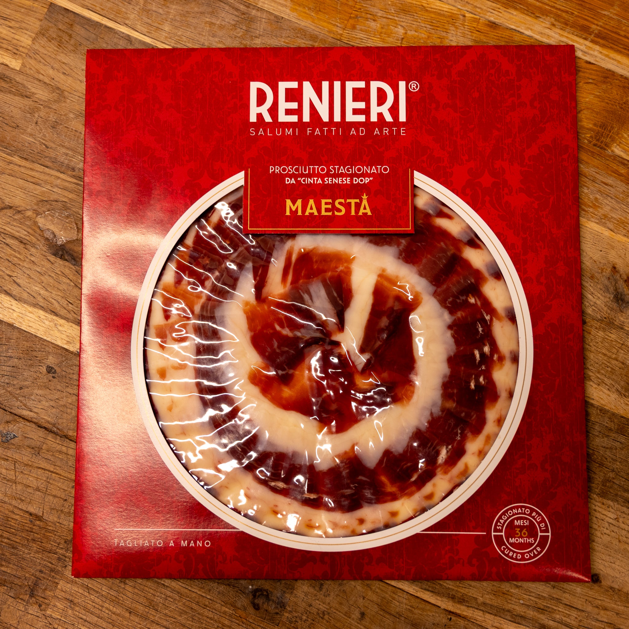 Prosciutto di Cinta Senese - Hand Carved (36 month)